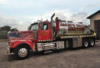 Jack septic service truck—Excavation Contractors in Syracuse, NY