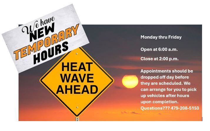 Temporary Shop Hours | The KAR Shop