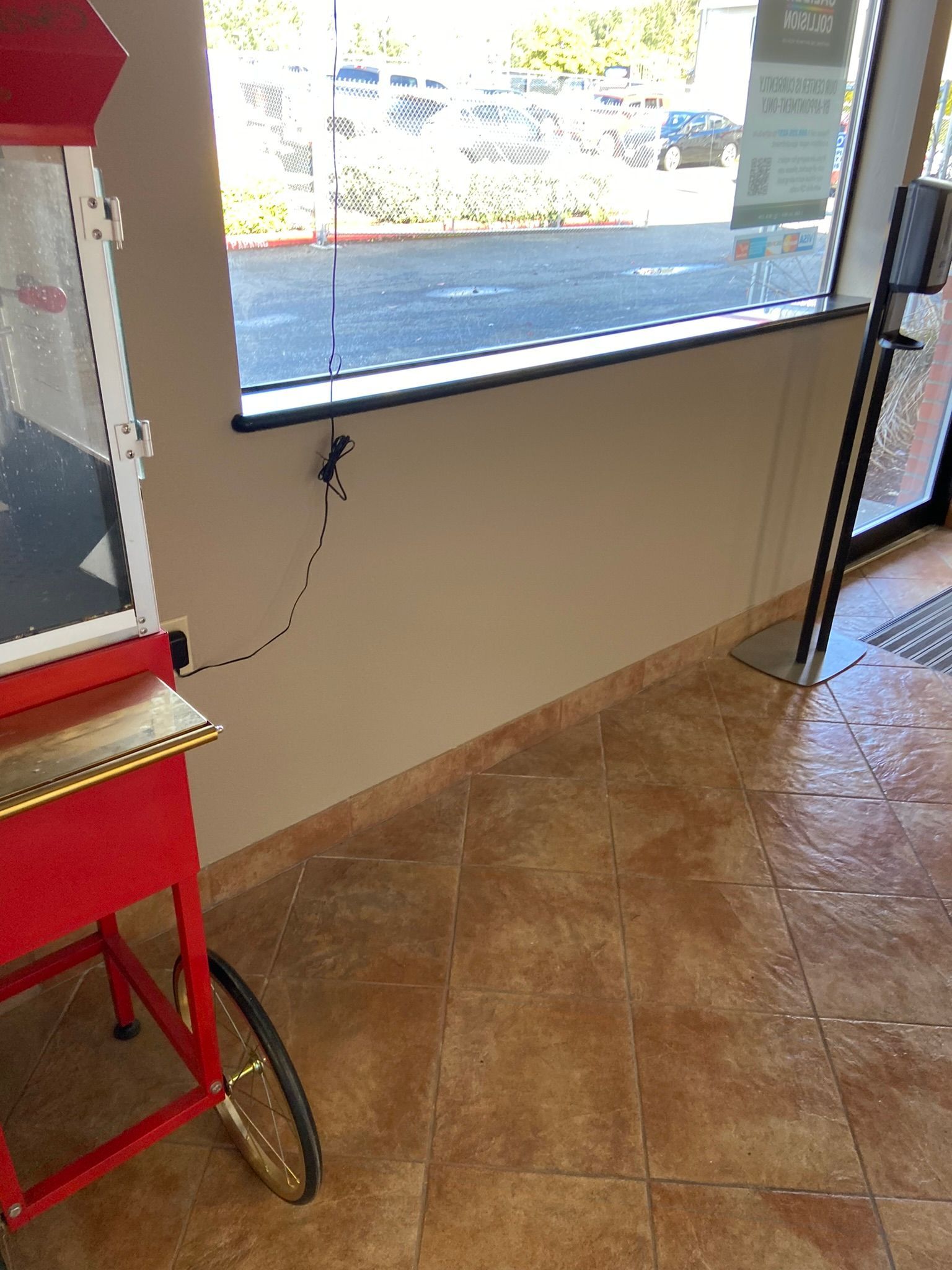 light orange peel finish