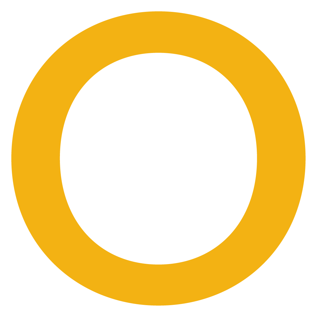 Orbital10 branding in the form of a large orange letter O