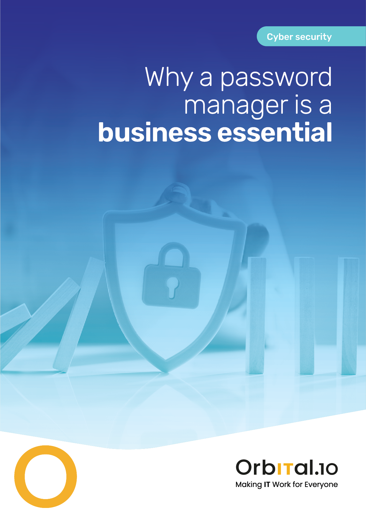 Cover page of a guide about password manager tools