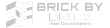 Logo for Brick By Web Development. Features a geometric design and text.