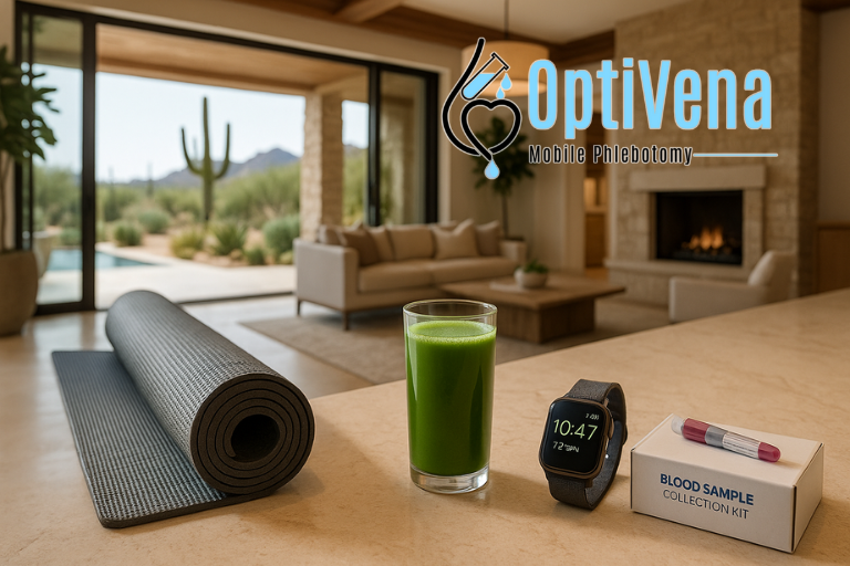 At home specimen collection | OptiVena Mobile Phlebotomy