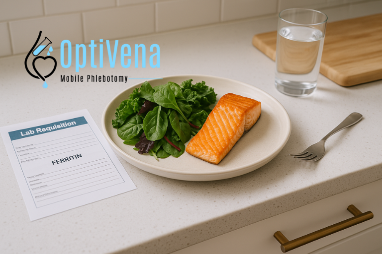 professional and convenient therapeutic phlebotomy service at home with OptiVena Mobile Phlebotomy