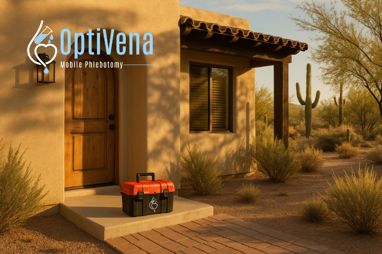 Get you lab work done, even on Saturdays in the Phoenix Valley with OptiVena Mobile Phlebotomy