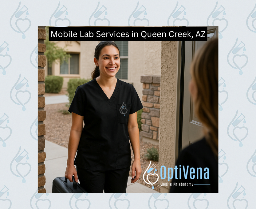 At-home blood draws available through Optivena mobile phlebotomy
