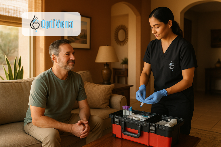 mobile phlebotomy service for needle phobic clients phoenix az
