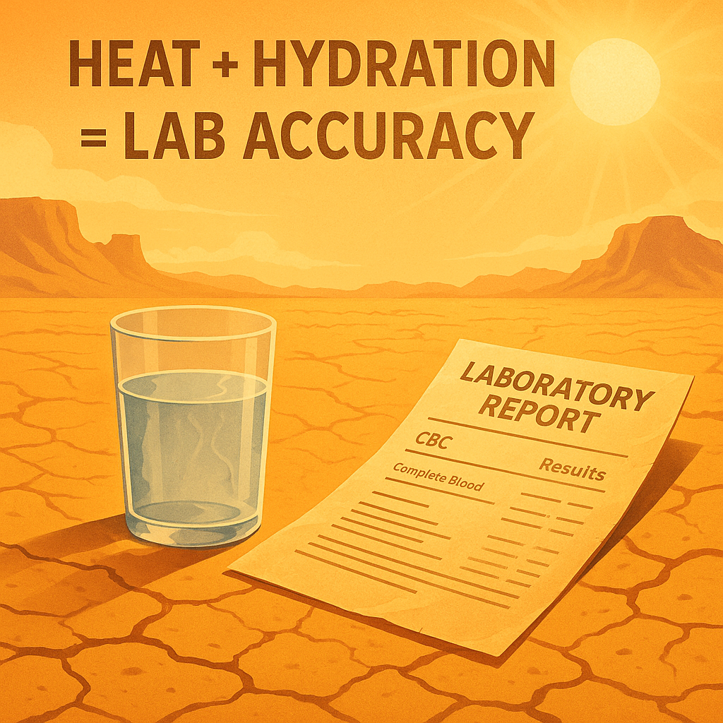 arizona heat and blood work - what you should know