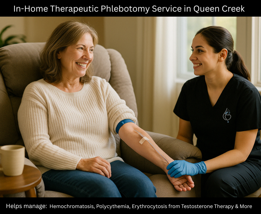 at-home therapeutic phlebotomy service East Valley Phoenix AZ