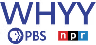The WHY PBS logo with the PBS head silhouette and NPR logo with red, black, and blue.