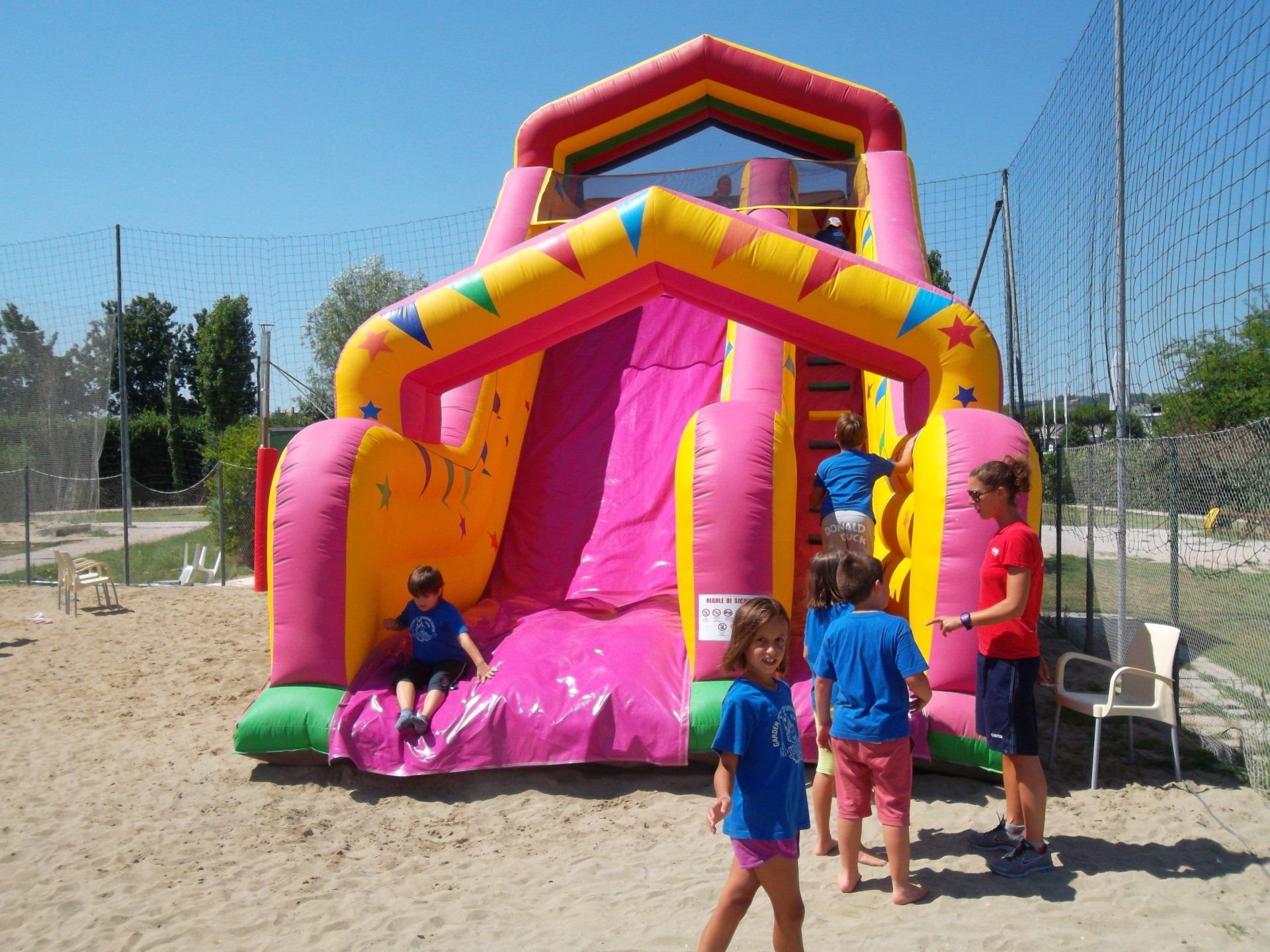 outdoor bouncy castle in Leicester