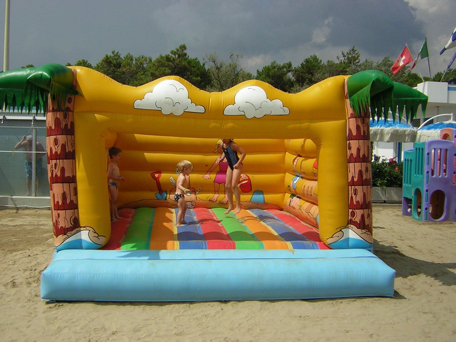 outdoor bouncy castle in Leicester