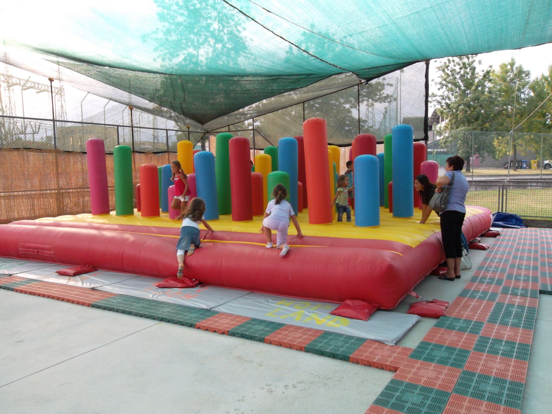 outdoor bouncy castle in Leicester