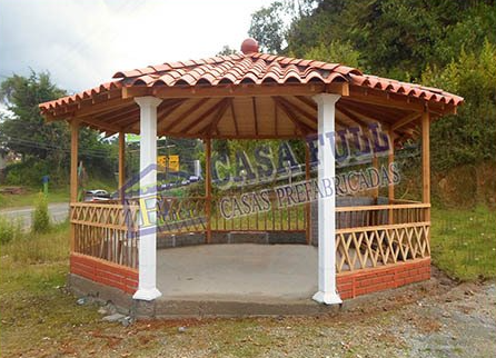 vivienda prefabricada kiosco abierto