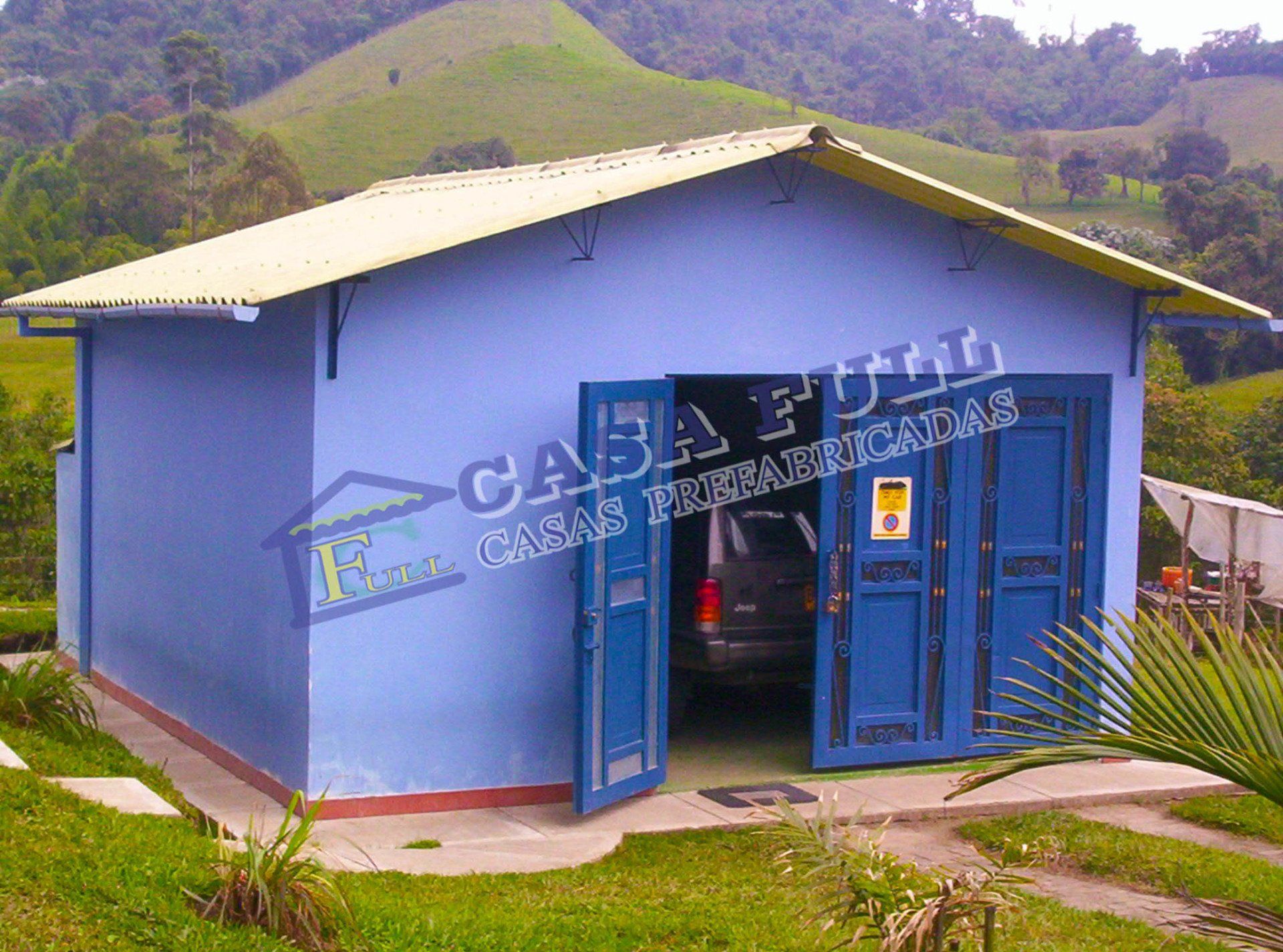 vivienda prefabricada garaje