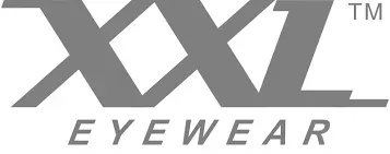 XXL Eyewear logo in gray text on a white background