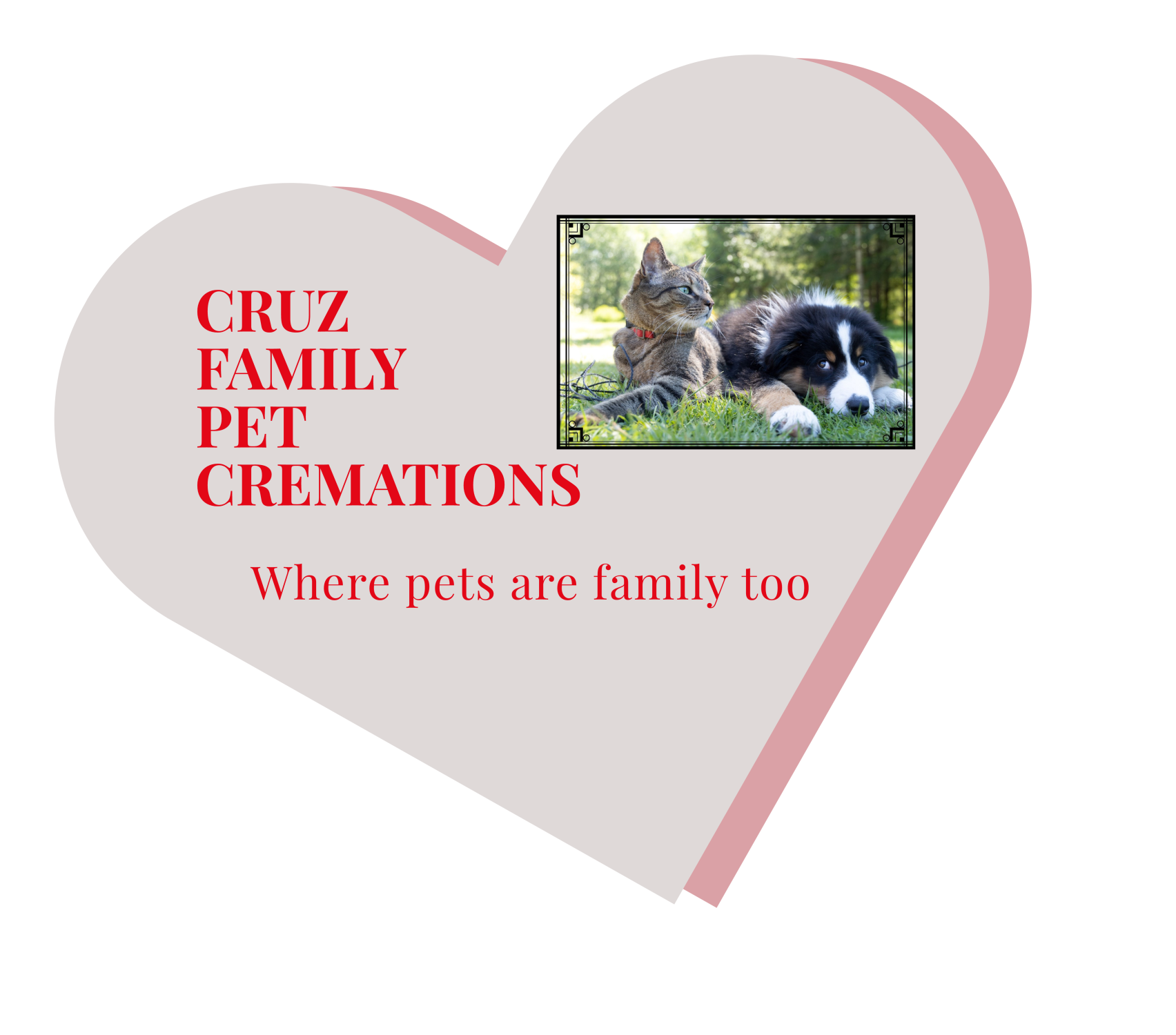 Cruz family pet cremations where pets are family too