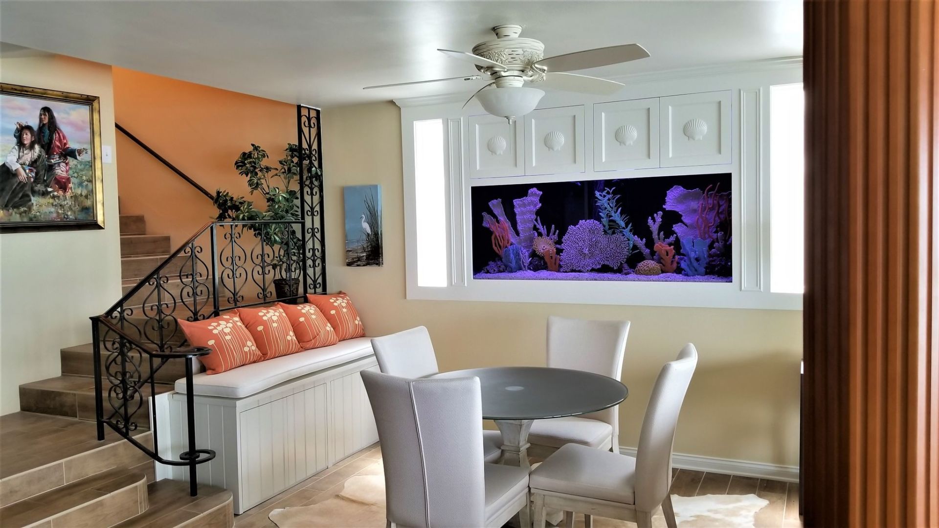 200 Gallon In-Wall Custom — Carlsbad, CA — Aquaman Aquarium Services