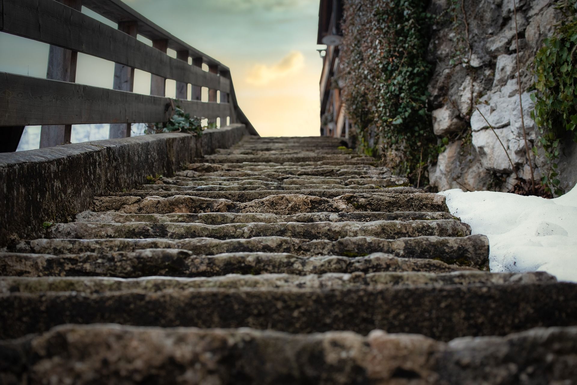 installing natural stone steps