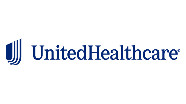 UnitedHealthcare logo, dark blue text and symbol on a white background.