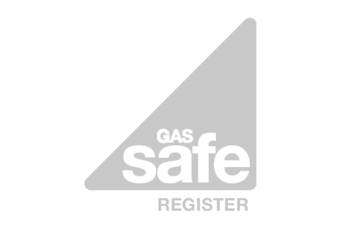 A gas safe register logo on a white background.