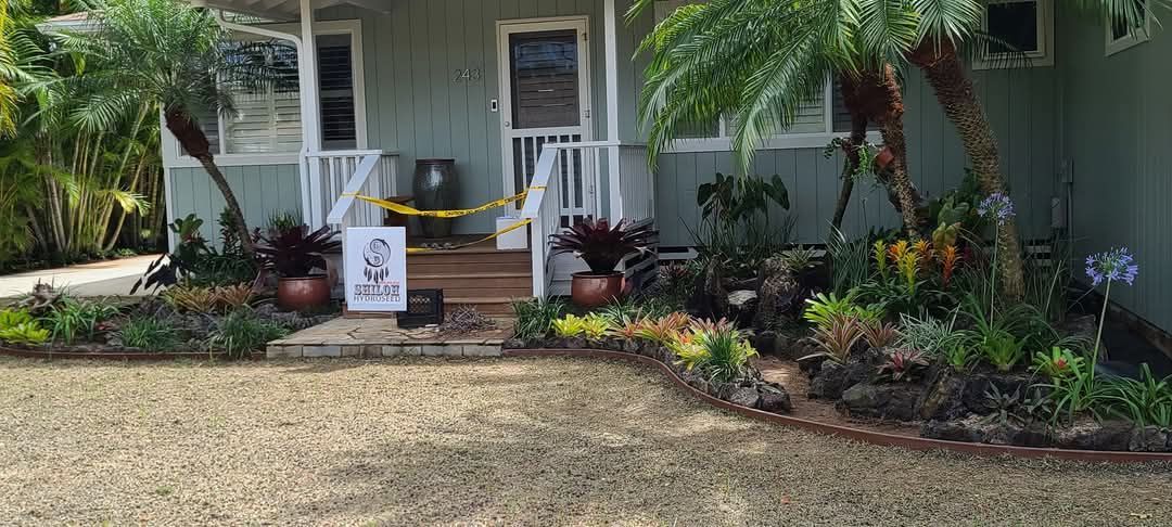 house blocked off because of lawn maintenance