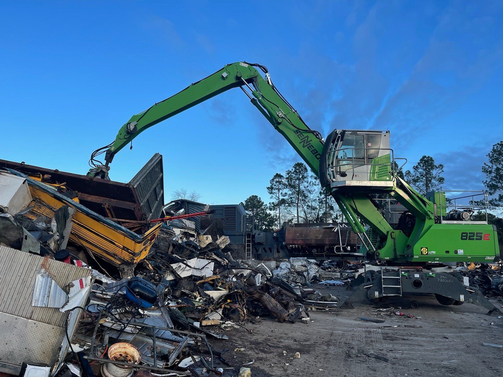 Scrap Metal Recycling Yard of Crushed Cars– Vienna, GA – Fortune Global Resource, LLC