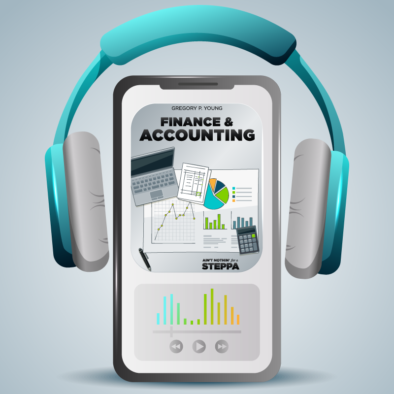 Blue headphones on a smartphone displaying