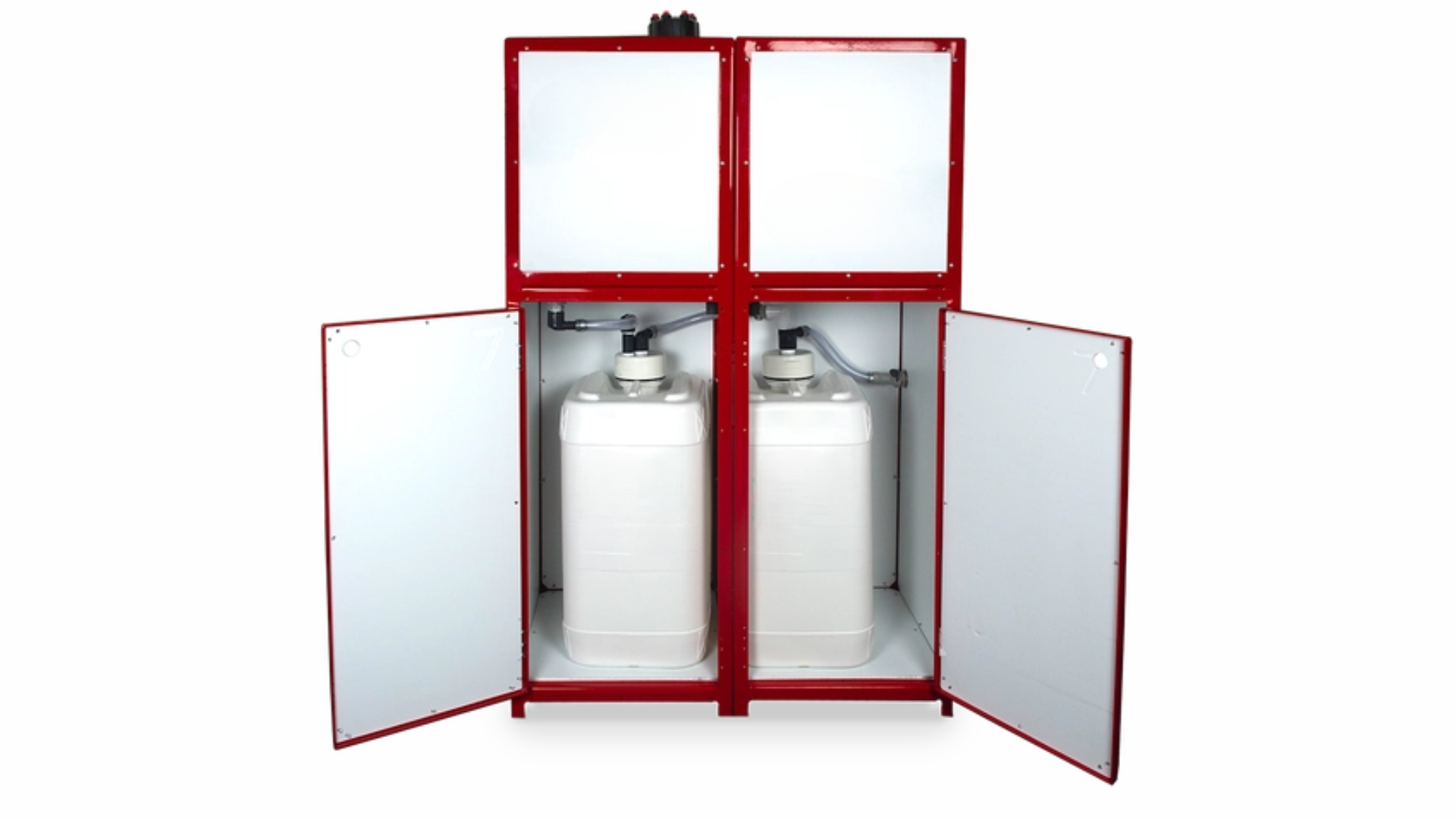 A close up of water drops on a gray surface.