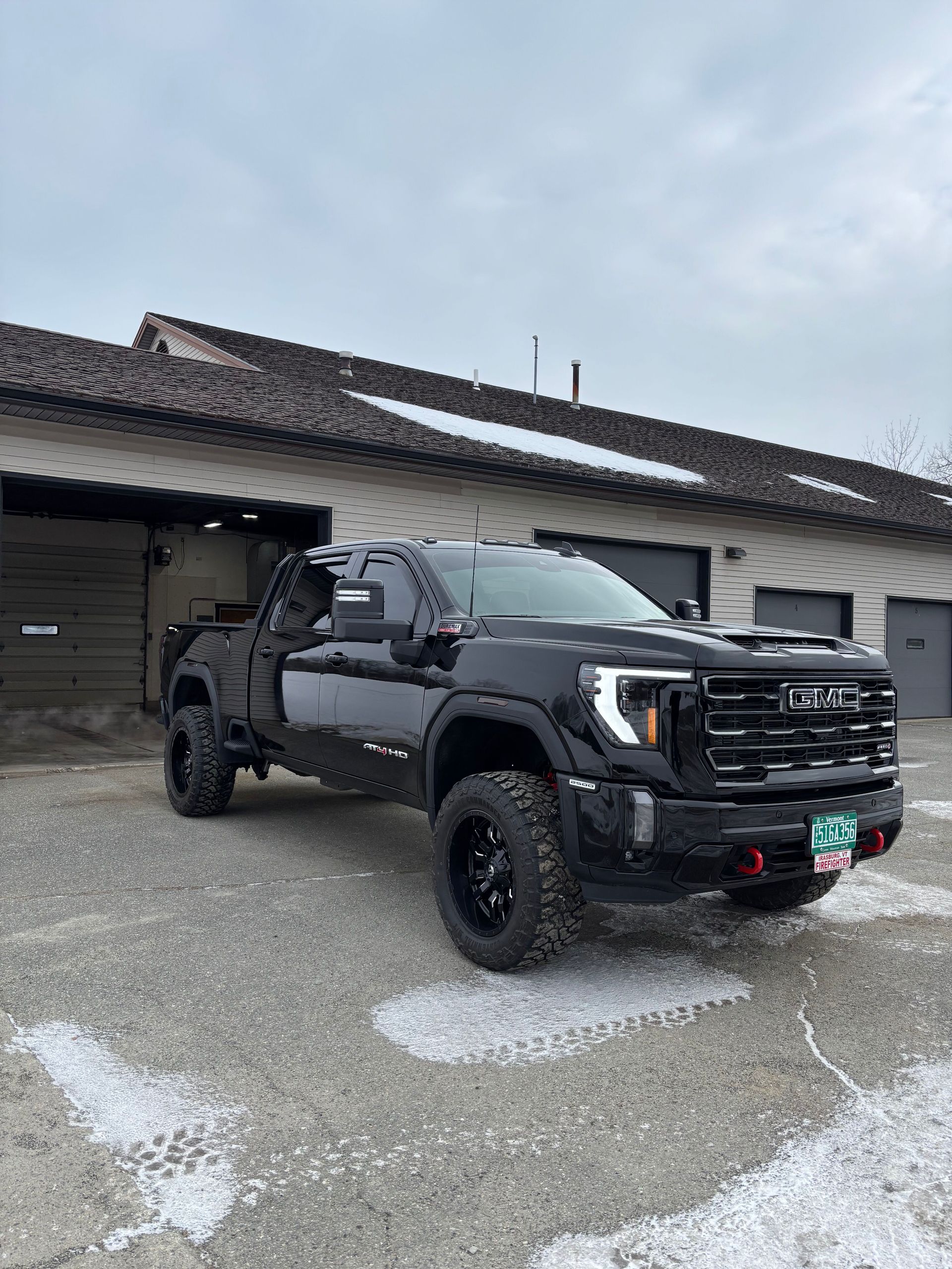 Black truck with