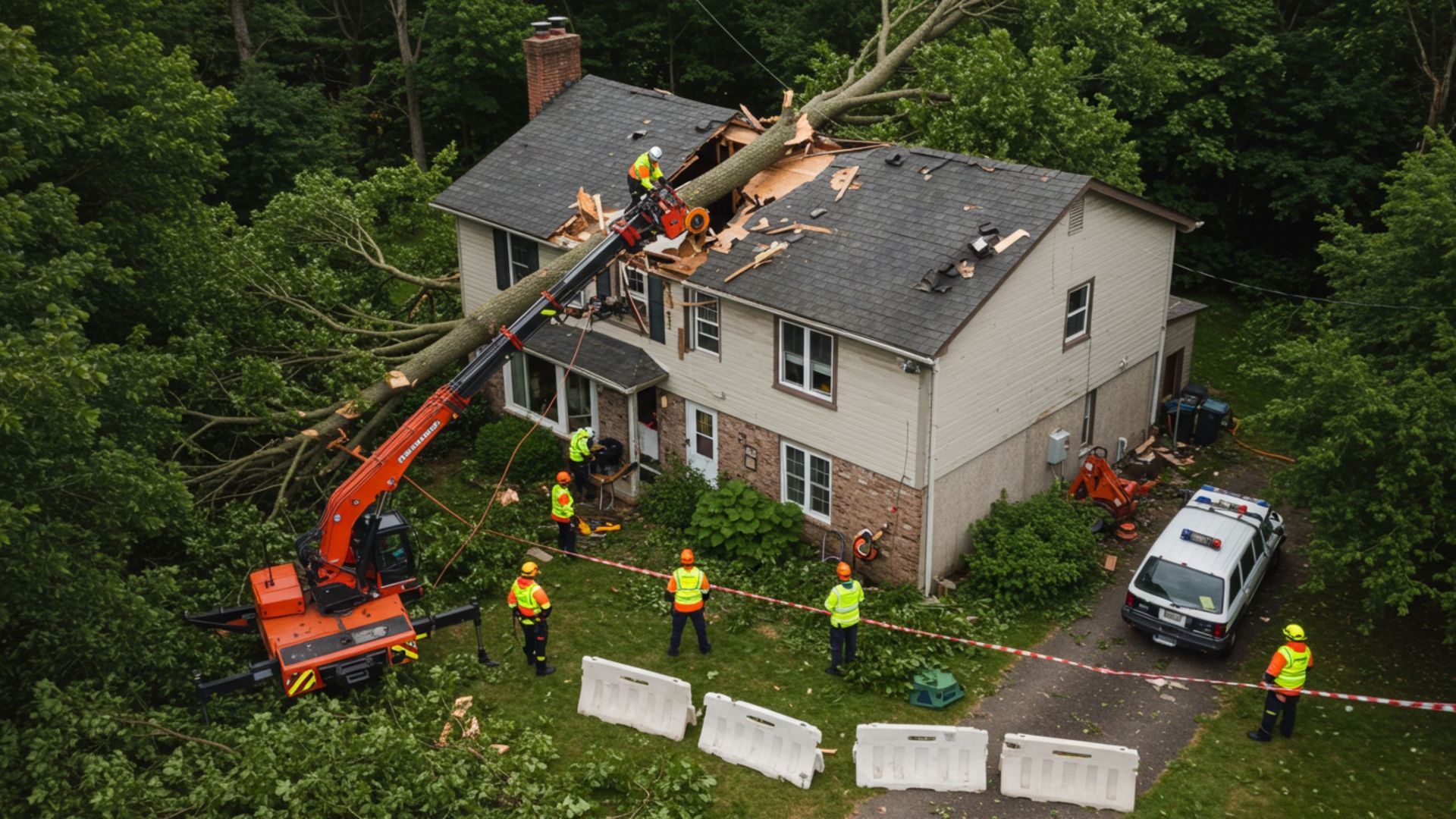 TrustWorks Construction_Picture of drone doing an inspection
