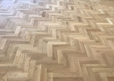 herringbone floor tiles