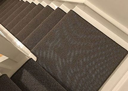 stair runners brown carpet