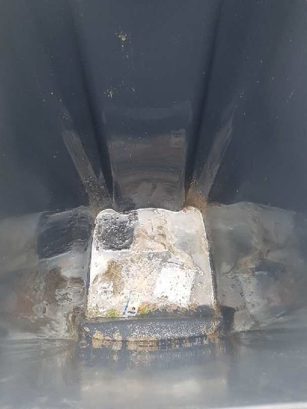 wheelie bin after cleaning