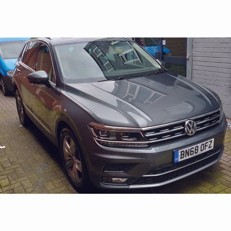 clean and shiny modified car after it has been washed