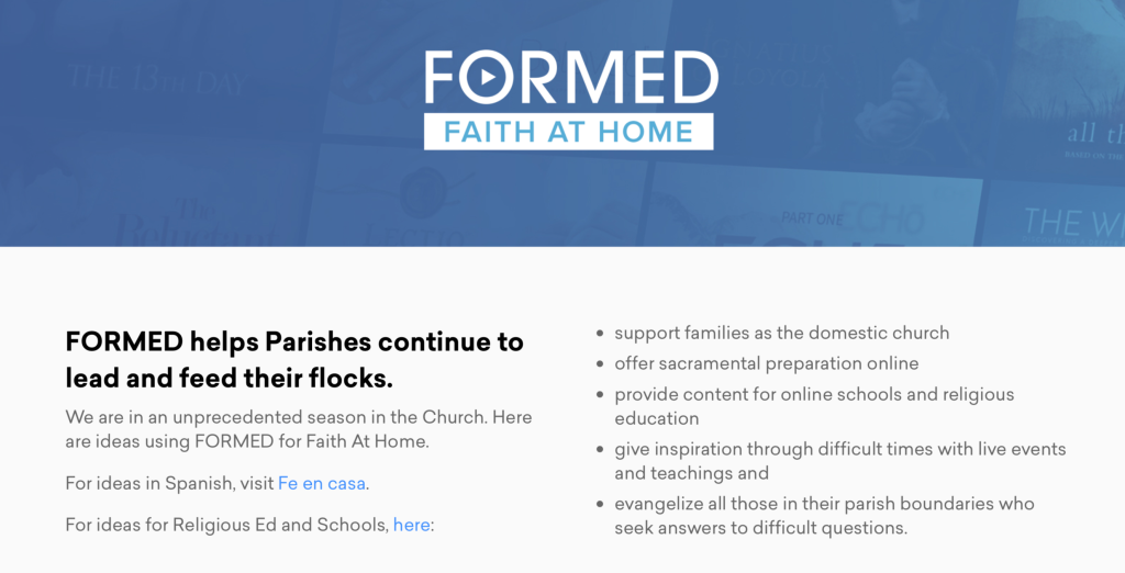 FORMED - Faith at Home