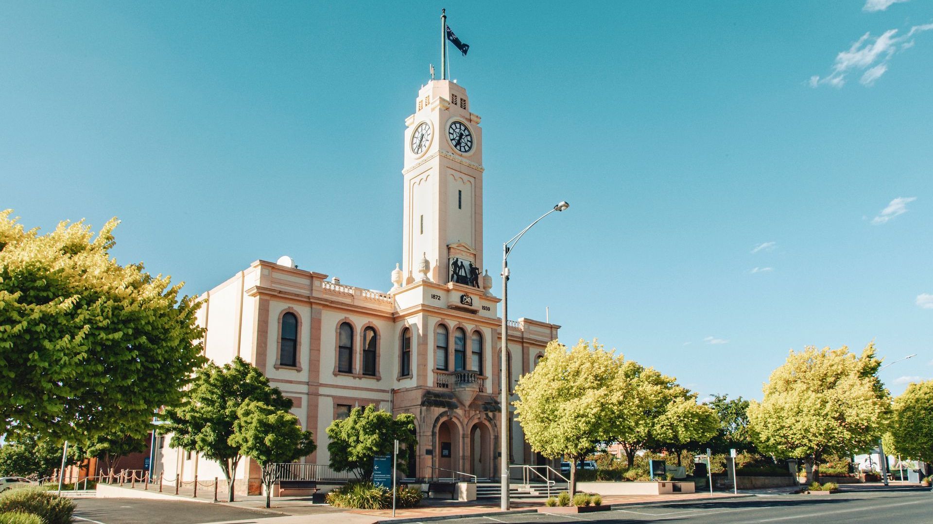 Stawell Town Hall building in Victoria.