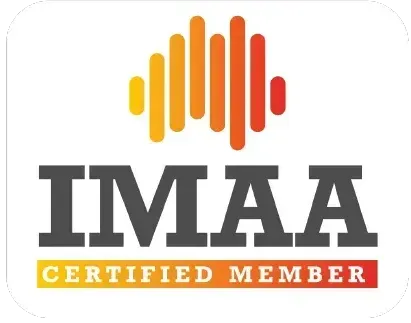 A IMAA certified member logo.