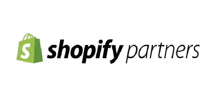 A Shopify Partners logo.