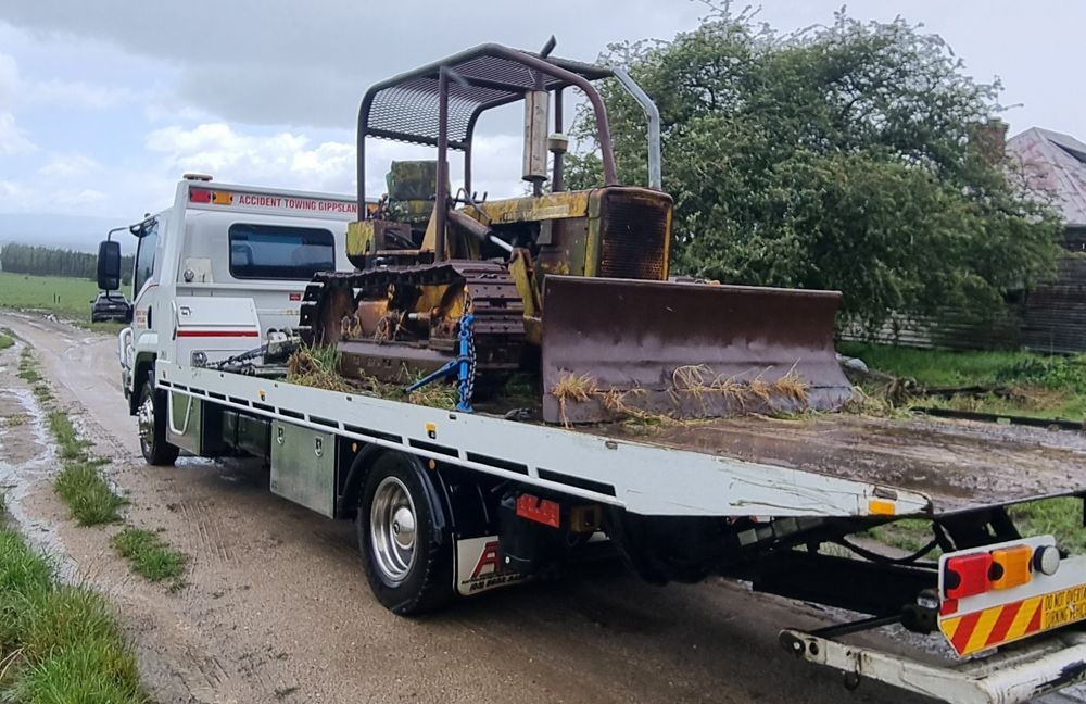 Towing Bulldozer — Warragul, VIC — Accident Towing Gippsland