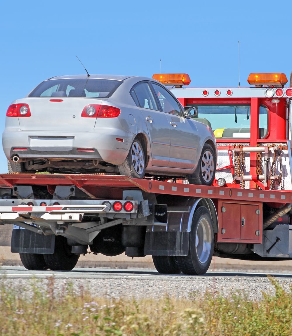 Towing Car on a Highway — Warragul, VIC — Accident Towing Gippsland