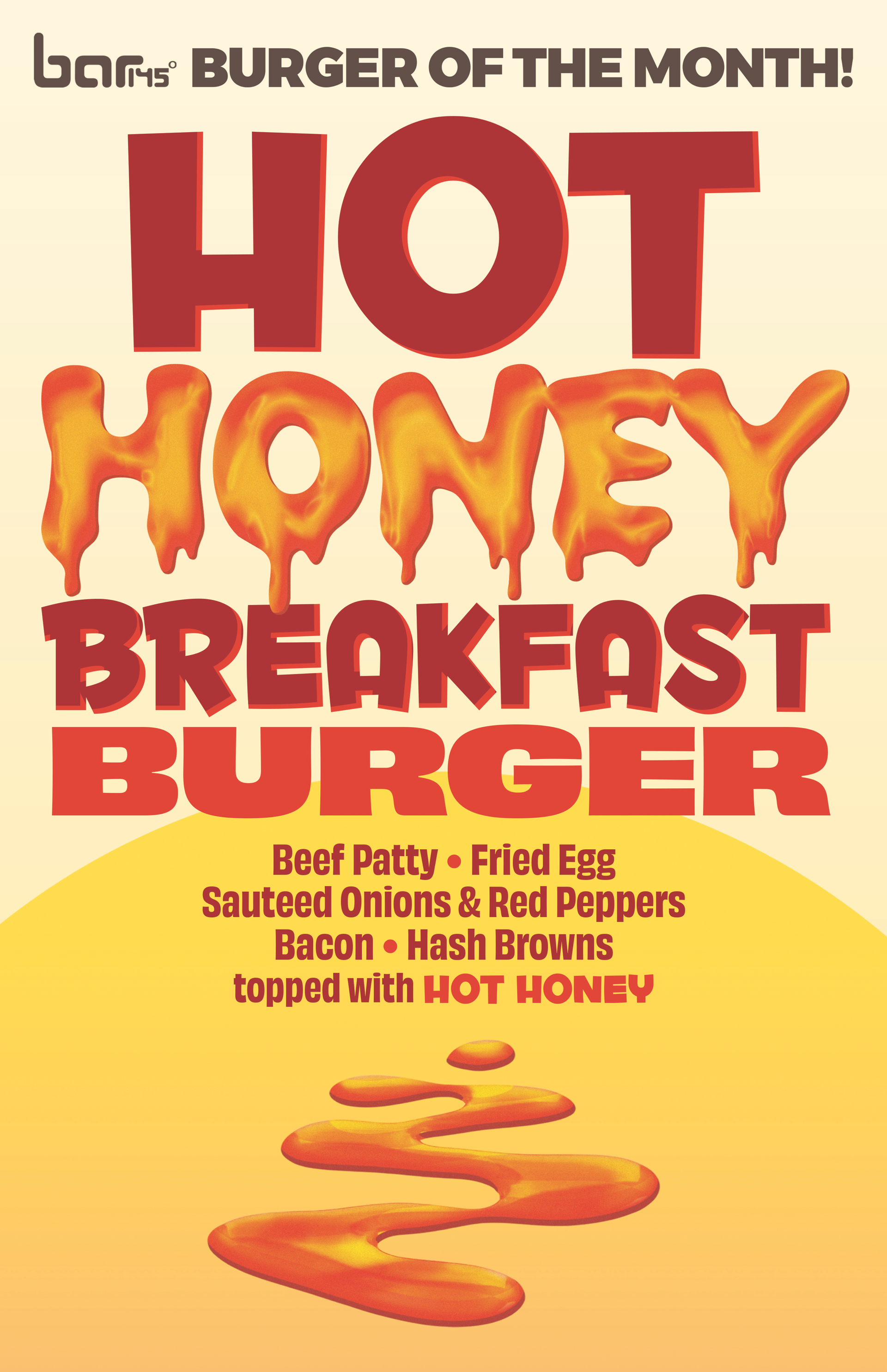 French Onion Smash burger, Burger of the Month, Bourbon of the Month is Woodford Reserve, Cocktail of the month is Chocolate Espresso Old Fashioned  - Bar 145, Toledo, Ohio