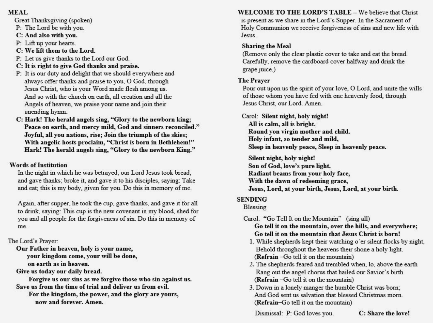 Salem St. Paul Church The Nativity of our Lord Page 4