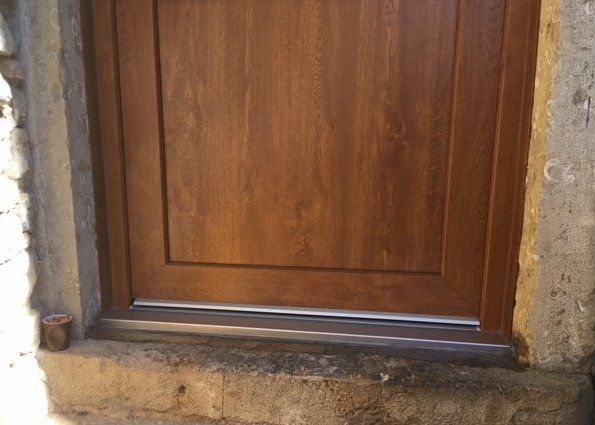 Porte d'entrée réalisation Trihome