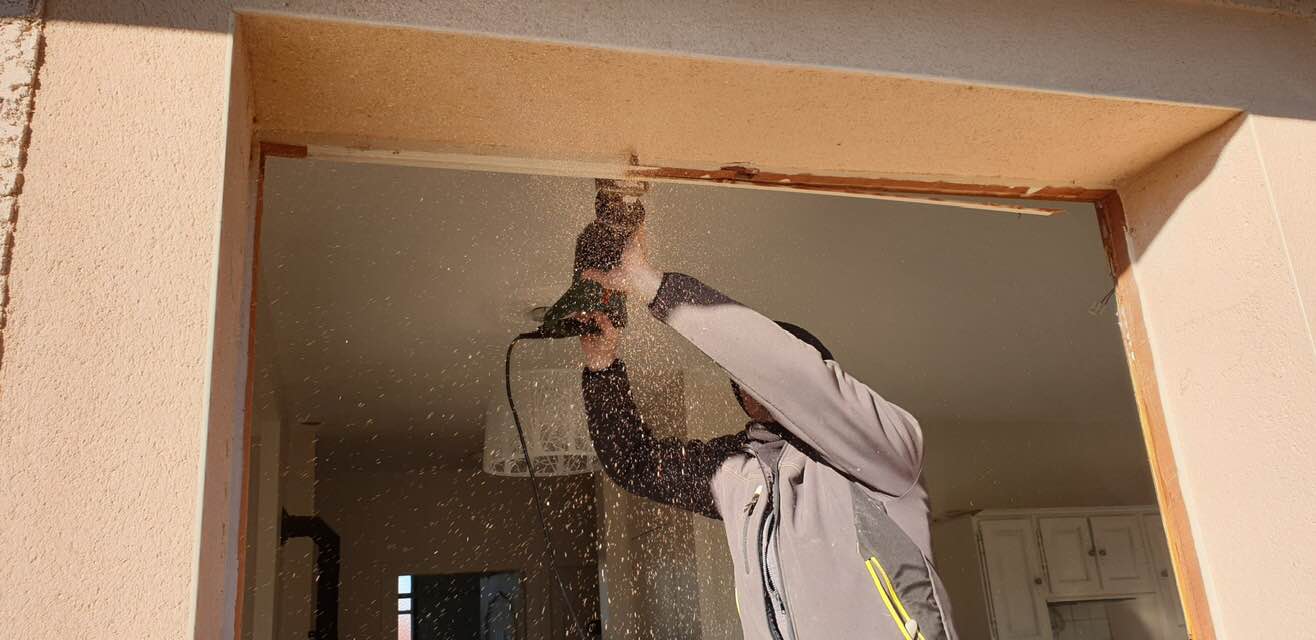 Porte d'entrée réalisation Trihôme