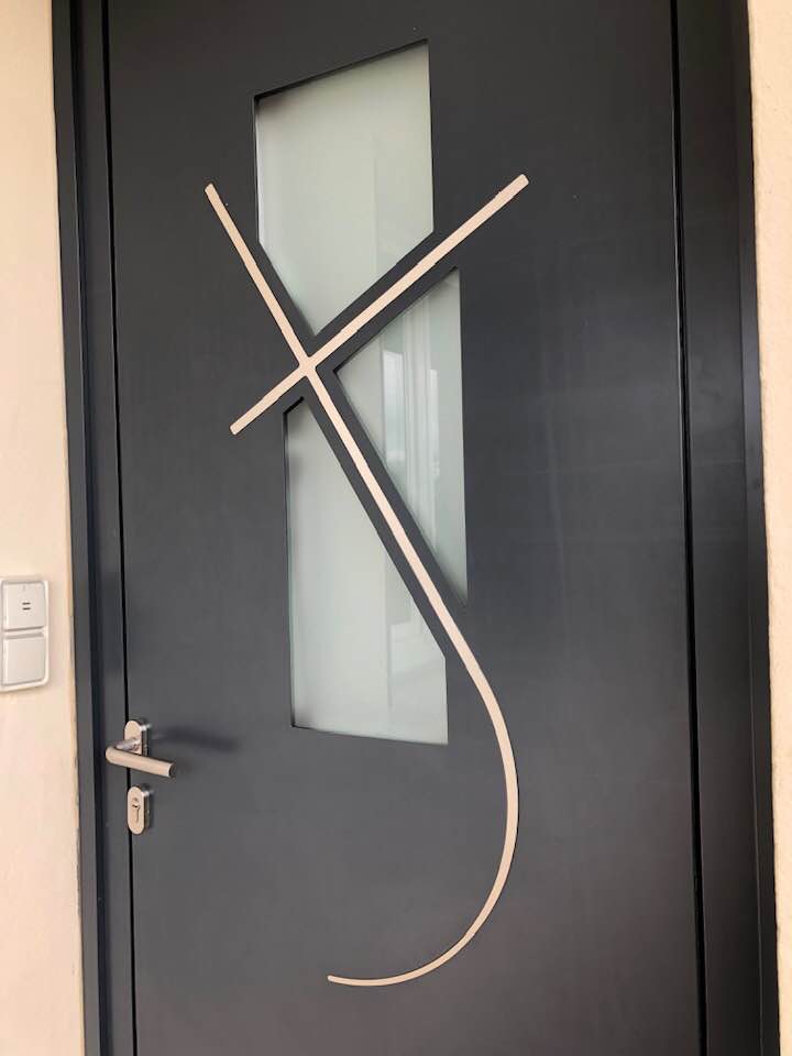 Porte d'entrée réalisation Trihôme