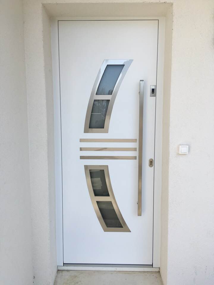 Porte d'entrée réalisation Trihôme