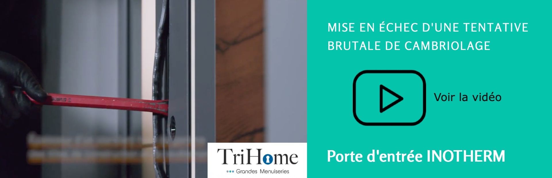 Video tentative d'effraction Porte d'entrée Inotherm