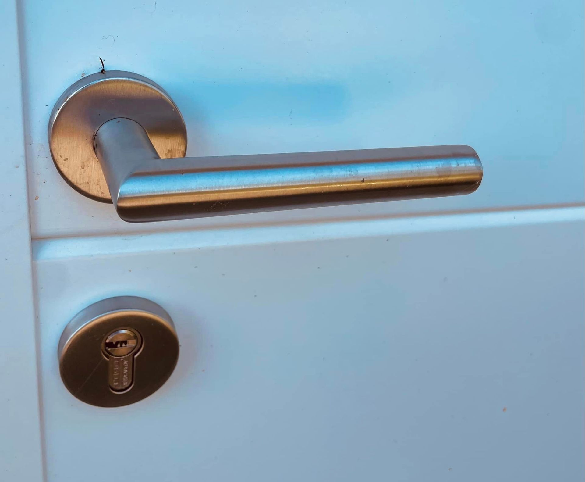 Porte de garage avec option chatière intégrée installée par TRIHOME Menuiseries à Serley en Bresse Louhannaise