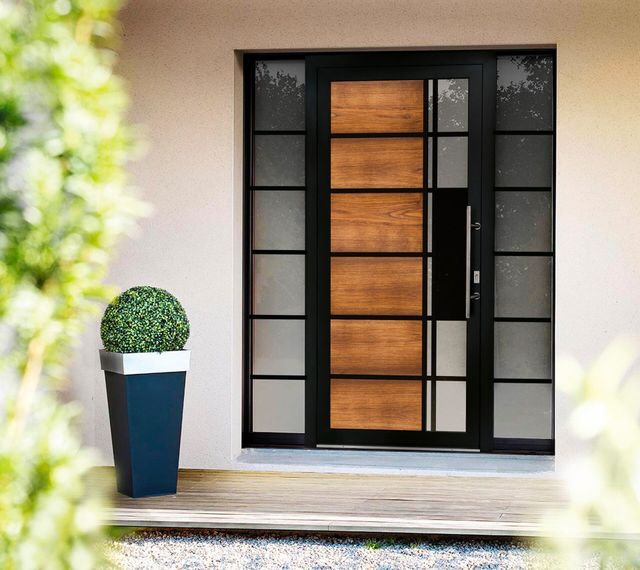 Porte intérieur en bois ou en verre personnalisable - Verrissima